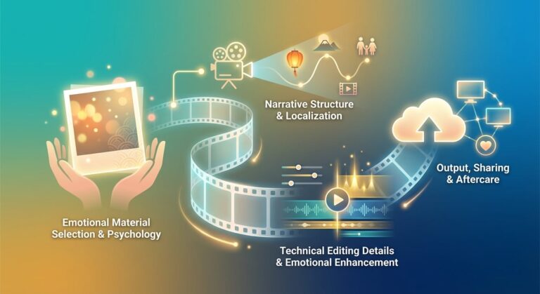 追思影片製作5大技術細節：從素材選擇到後期剪輯專業指南