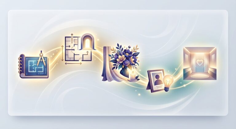 告別式場佈五大步驟指南:打造溫馨追思空間的實用規劃